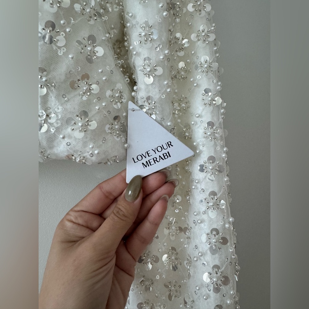 (Brand New with Tags) Nadine Merabi Clara White Blazer - Picture 10 of 15